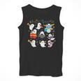 Halloween Music Teacher Ghost Playing Musical Instruments Men Tank Top, funny design