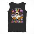 Halloween Teacher You Can't Scare Me I Teach Second Grade Men Tank Top, funny design