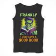 Halloween Teacher Librarian Frankenstein Reading Books Men Tank Top, funny design Halloween Teacher Librarian Frankenstein Reading Books Men Tank Top, funny design