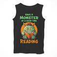 Halloween Teacher Librarian Monster Reading Books Men Women Kids Men Tank Top, funny design
