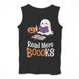 Halloween Teacher Women Cute Reading Ghost Read More Books Men Tank Top, funny design Halloween Teacher Women Cute Reading Ghost Read More Books Men Tank Top, funny design