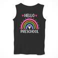 Hello Preschool Teacher Student Girls Rainbow Back To School Men Tank Top, funny design Hello Preschool Teacher Student Girls Rainbow Back To School Men Tank Top, funny design
