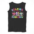 Helping Little Minds Grow Teacher Life Back To School Men Tank Top, funny design Helping Little Minds Grow Teacher Life Back To School Men Tank Top, funny design