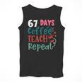 Humor Meme 67 Days Of School Coffee Lover Educator Teacher Men Tank Top, funny design