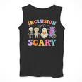 Inclusion Isn't Scary Ghost Halloween SLP Sped Teacher Men Tank Top, funny design Inclusion Isn't Scary Ghost Halloween SLP Sped Teacher Men Tank Top, funny design