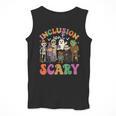 Inclusion Isn't Scary Ghost Mummy Halloween SLP Sped Teacher Men Tank Top, funny design