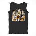 Inclusion Isn't Scary Mummy Boo Ghost Halloween SLP Teacher Men Tank Top, funny design Inclusion Isn't Scary Mummy Boo Ghost Halloween SLP Teacher Men Tank Top, funny design