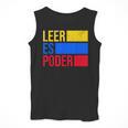 Leer Es Poder Colombian Spanish Teacher Maestra Colombia Men Tank Top, funny design Leer Es Poder Colombian Spanish Teacher Maestra Colombia Men Tank Top, funny design