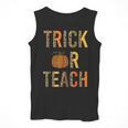 Leopard Trick Or Teach Halloween Teacher Costume Women Men Tank Top, funny design