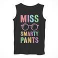 Little MISS SMARTY PANTS School Grad Teacher Last Day Men Tank Top, funny design