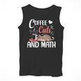 I Love Math Cats And Coffee Heart Mathematics Teacher Men Tank Top, funny design