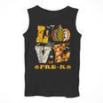 LOVE Pre-K Pumpkin Teacher Student Halloween Costume Men Tank Top, funny design