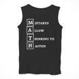 Mistakes Allow Thinking To Happen School Math Teacher Men Tank Top, funny design Mistakes Allow Thinking To Happen School Math Teacher Men Tank Top, funny design