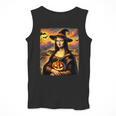 Mona Lisa Pumpkin Halloween Art Teacher Witchy Women Kids Men Tank Top, funny design