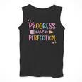 Motivational Progress Over Perfection Back To School Teacher Men Tank Top, funny design Motivational Progress Over Perfection Back To School Teacher Men Tank Top, funny design