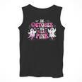 In October We Wear Pink Ballet Ghost Teacher Breast Cancer Men Tank Top, funny design