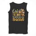 One Thankful Substitute Teacher Turkey Leopard Thanksgiving For Men Women Men Tank Top, funny design