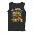 One Thankful Teacher Thanksgiving Turkey Cute Crayon Pencil Men Tank Top, funny design One Thankful Teacher Thanksgiving Turkey Cute Crayon Pencil Men Tank Top, funny design