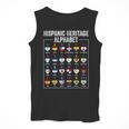 Hispanic Flags Alphabet Hearts Latin Heritage For Teacher Men Tank Top, funny design Hispanic Flags Alphabet Hearts Latin Heritage For Teacher Men Tank Top, funny design