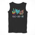 Peace Love Art Painting Palette Art Teacher Men Tank Top, funny design Peace Love Art Painting Palette Art Teacher Men Tank Top, funny design