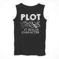 Plot It Builds Character Book Reading Teacher Men Tank Top, funny design
