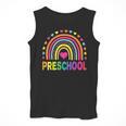 Preschool Rainbow Girls Boys Kids Teacher Back To School Men Tank Top, funny design