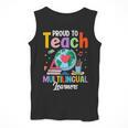 Proud To Teach Multilingual Learner ESL English Teacher Men Tank Top, Esl Teacher Gifts, English Teacher Gifts, funny design