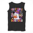 Read More Books Ghost Reading Book Teacher Halloween Men Tank Top, funny design