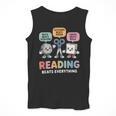 Reading Beats Everything Teacher Rock Paper Scissors Men Tank Top, funny design Reading Beats Everything Teacher Rock Paper Scissors Men Tank Top, funny design