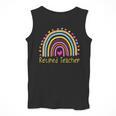 Retired Teacher Rainbow Men Tank Top, funny design