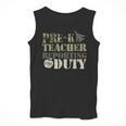 Retro Back To School Women Old Camo Pre-K Teacher Men Tank Top, funny design