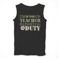Retro Back To School Women Old Camo Preschool Teacher Men Tank Top, funny design
