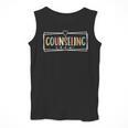 Retro Counseling Crew Counselor Teacher Appreciation Men Tank Top, funny design