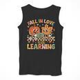 Retro Fall In Love With Learning Autumn Pumpkin Teacher Kids Men Tank Top, funny design Retro Fall In Love With Learning Autumn Pumpkin Teacher Kids Men Tank Top, funny design