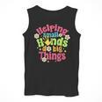 Retro Helping Small Hands Do Big Things Teacher Appreciation For Men Women Men Tank Top, funny design Retro Helping Small Hands Do Big Things Teacher Appreciation For Men Women Men Tank Top, funny design
