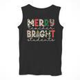 Retro Merry Teacher Bright Students Christmas Teacher Men Tank Top, funny design Retro Merry Teacher Bright Students Christmas Teacher Men Tank Top, funny design