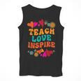 Retro Teach Love Inspire Back To School Teachers Men Tank Top, funny design Retro Teach Love Inspire Back To School Teachers Men Tank Top, funny design