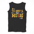 Retro Thankful For Music Floral Music Teacher Thanksgiving Men Women Men Tank Top, funny design