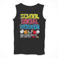 School Social Worker Teacher Caseworker Public Servant LSW Men Tank Top, funny design