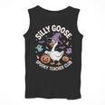 Silly Goose Spooky Teacher Club Halloween Witch Ghost Men Tank Top, funny design