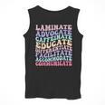 Sped Caffeinate Advocate Laminate Educate Teacher Men Tank Top, funny design Sped Caffeinate Advocate Laminate Educate Teacher Men Tank Top, funny design