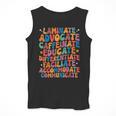 Sped Caffeinate Advocate Laminate Educate Teacher Men Women Kids Men Tank Top, funny design
