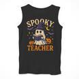 Spooky Teacher Halloween Cute Ghost Pumpkin Reading Women Men Tank Top, funny design