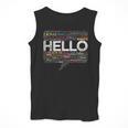 Start With Hello Different World Language Learning Teacher Men Tank Top, funny design Start With Hello Different World Language Learning Teacher Men Tank Top, funny design