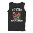 Support Public Education Cute Floral Teacher Red For Ed Men Tank Top, funny design
