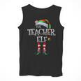The Teacher Elf Shirt Matching Family Christmas Elf Men Women Kids Men Tank Top, funny design