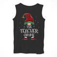 Teacher Gnome Xmas Family Matching Plaid Christmas Gnomes Men Tank Top, funny design Teacher Gnome Xmas Family Matching Plaid Christmas Gnomes Men Tank Top, funny design