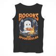 Teacher Halloween Ghost Reading Book Animal Boooks Are Men Tank Top, funny design