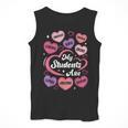 Teacher Positive Affirmations Candy Heart Valentine's Day Men Tank Top, funny design
