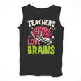 Teachers Love Brains Skeleton Halloween Teacher Funny Men Tank Top, funny design Teachers Love Brains Skeleton Halloween Teacher Funny Men Tank Top, funny design